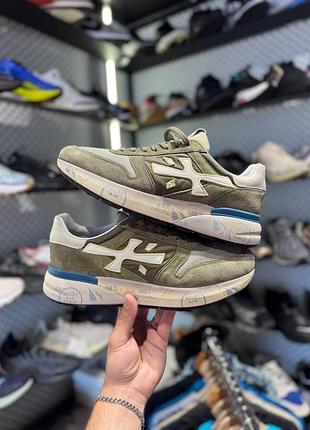 Кросівки чоловічі premiata mick 8086 хакі