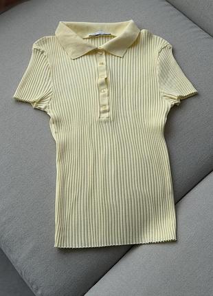 Поло футболка zara