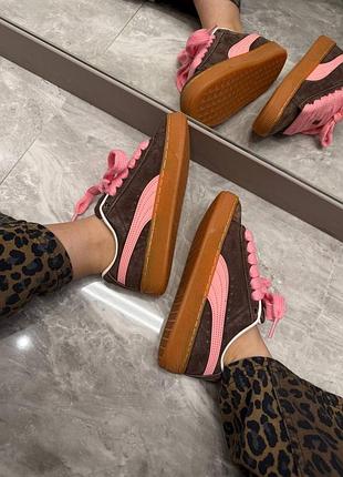 Puma suede xl  chestnut brown peach smoothie