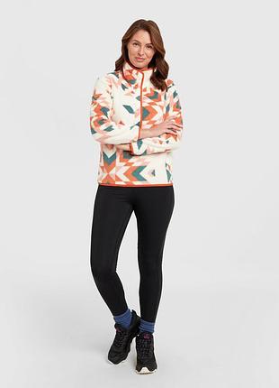 Флісова кофта з високим коміром
