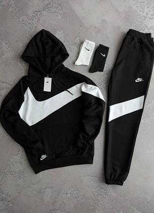 Чоловічий та жіночий спортивний костюм nike , худі та штани