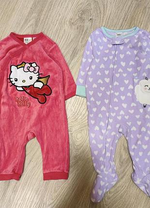 Чоловічки теплі для дівчинки h&m, carter's