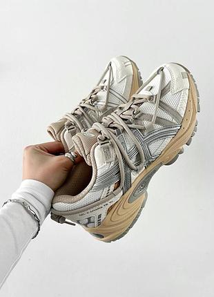Кросівки asics gel kahana  'cream pure silver'🤍