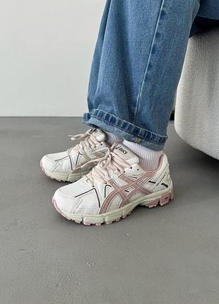 😍 жіночі кросівки asics gel-kahana 8 white/pink