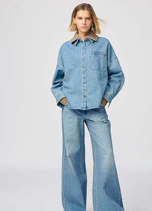 Джинсы широкие uniqlo (483764)