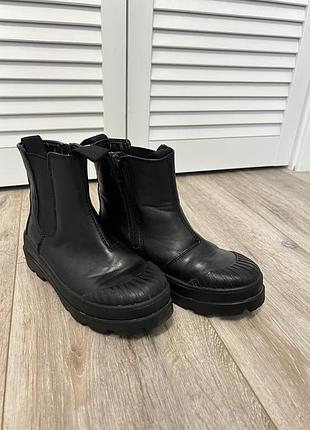 Черевики чоботи челсі чорні дитячі h&m 3