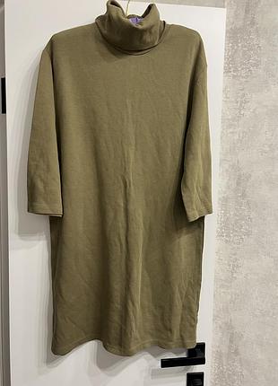 Коротка сукня жіноча zara хакі