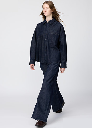 Джинсы широкие uniqlo (483764)