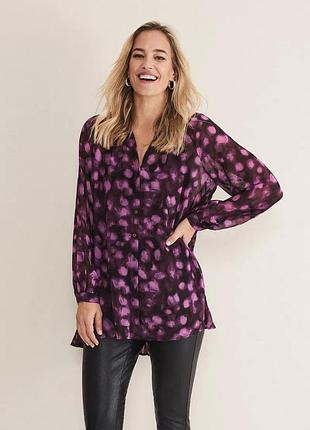 Нова блуза туніка phase eight rhian chiffon tunic blouse