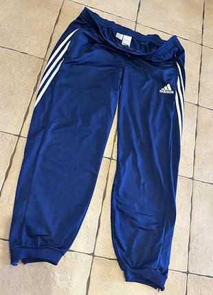 Оригінальні чоловічі спортивні штани adidas насиченого синього кольору. розмір xl