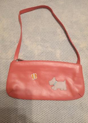 Сумка для жінок radley маленька шкіряна рожева