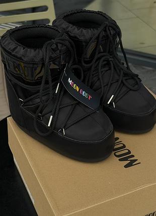 Черевики moon boot чорні