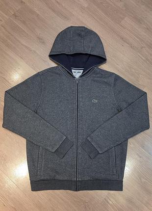 Кофта lacoste зіп худі, на 16 років, 176см, доросла s
