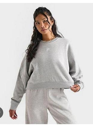 Кофта на флисе 40-46р оверсайз adidas