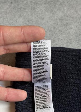 Calvin klein patch rib beanie оригінал нова чоловіча шапка біні тепла зимня зимова на зиму зима з кашеміром бавовняна фірмова брендова келвін кляйн 8
