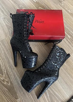Жіночі черевики pleaser чорні, розмір 35 нові