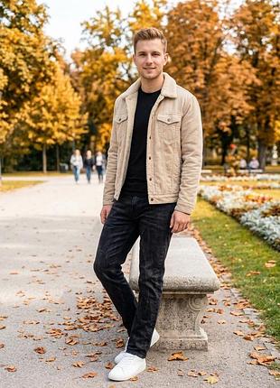 Стильні чорні чоловічі джинси calvin klein jeans (оригінал) 32