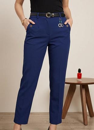 Новые классические синие брюки next tailoring, размер 10r / 38 (eur)