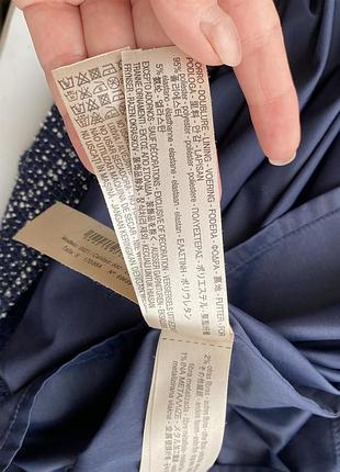 Коротка сукня жіноча massimo dutti синя 6