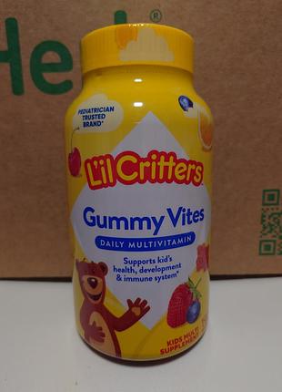 L`il critters, gummi vites, мультивитамины для ежедневного приема, 190 шт