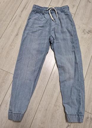 Джинсы джоггеры из манжета, h&amp;m, 122 размер