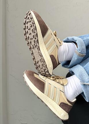 Кросівки жіночі adidas retropy e5 beige/brown 8