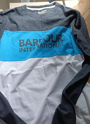 Подростковый лонгслив barbour international на 13 лет / оригинал / размер xl