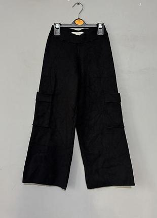 Теплі широкі штани zara 6-7р 116-120см