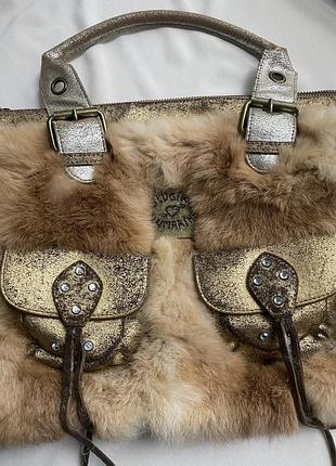 Сумка жіноча blugirl blumarine хутряна