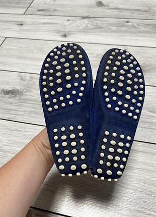 Мокасини tod's замшеві сині 5
