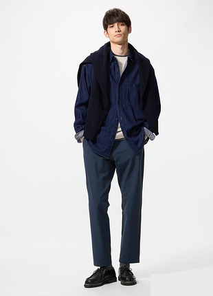 Джоггеры теплые (коротши) uniqlo (481521)