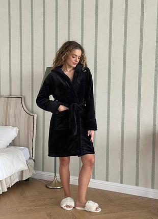 Теплый женский халатик 🖤 9