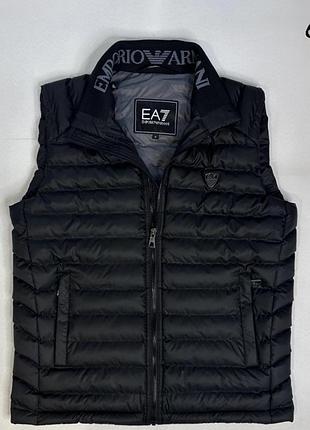 Чоловіча жилетка emporio armani ea7 чорна