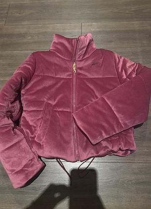 Куртка велюрова reebok s
