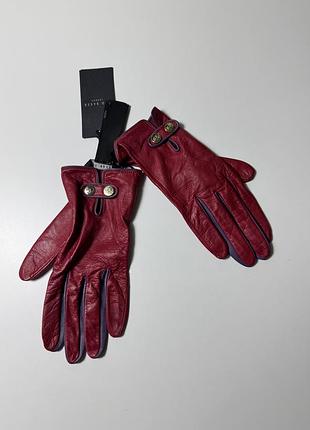 Рукавички жіночі ted baker шкіряні червоні m/l
