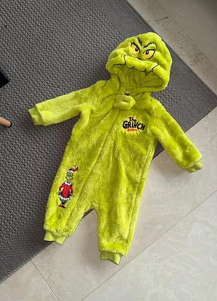Грінч гринч grinch бодік флісовий чоловічок бодик бодик костюм комбінезон комбинезон флисовый человечек плюшевий махровий плюшевый махровый