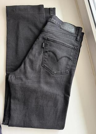 Жіночі джинси levi's скіні чорні розмір s