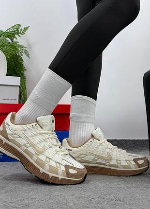 Кросівки nike p-6000 brown grey gore tex