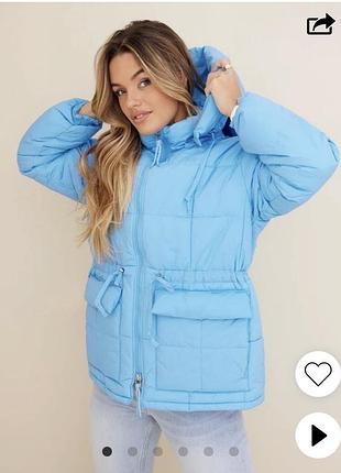 Куртка жіноча levi’s блакитна розмір м