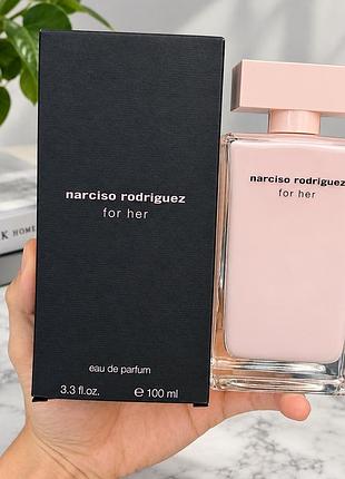 ✨ жіноча парфумована вода narciso rodriguez for her (100 мл) — культовий мускусний аромат елегантності та спокуси! 🌸💖