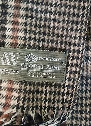 Шарф global zone в клітинку 4