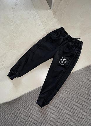 Adidas спортивки спортивні штани утеплені начос фліс манжети спортивные штаны утеплённые флис начёс детские на мальчика дитячі хлопчика