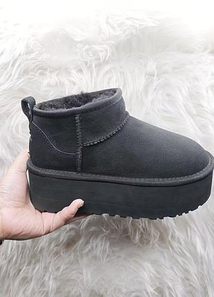 Уггі жіночі на платформі ugg ultra mini 2