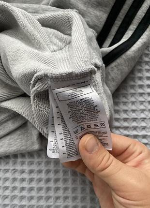 Кофта на замок adidas,сіра,розмір l 5