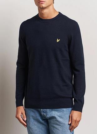 Светр чоловічий lyle & scott бавовняний, бірка xxl (факт xl-l) стан ідеал джемпер свитшот