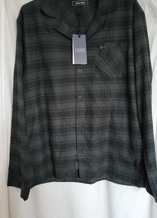 Новая мужская домашняя фланеоэиа рубашка jack wills