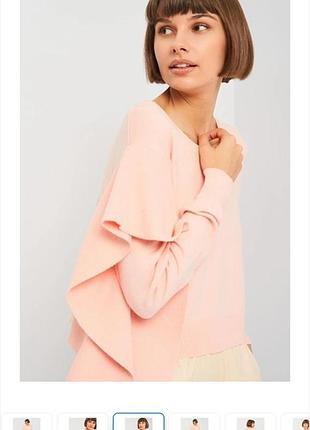 Джемпер асимметричного крою від бренду zara