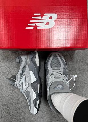Кроссовки new balance 9060 grey термо