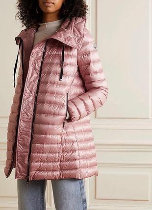 ▪️жіночий рожевий пудровий новий пуховик moncler монклер довгий зимовий женский розовый пудровый длинный пуховик зимний зима женское пальто пух перо