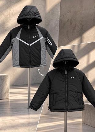 Двостороння куртка nike р130,140 3